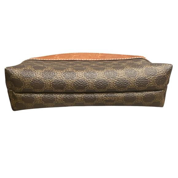 Pre-Owned Celine Macadam Brown and Tan Cosmetic Bag - Picture 9 of 16